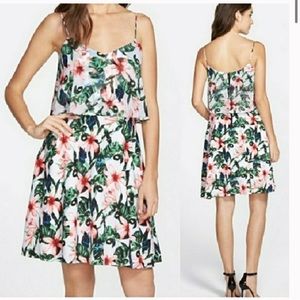 Vince Camuto Jungle Lily A- line Popover Sundress